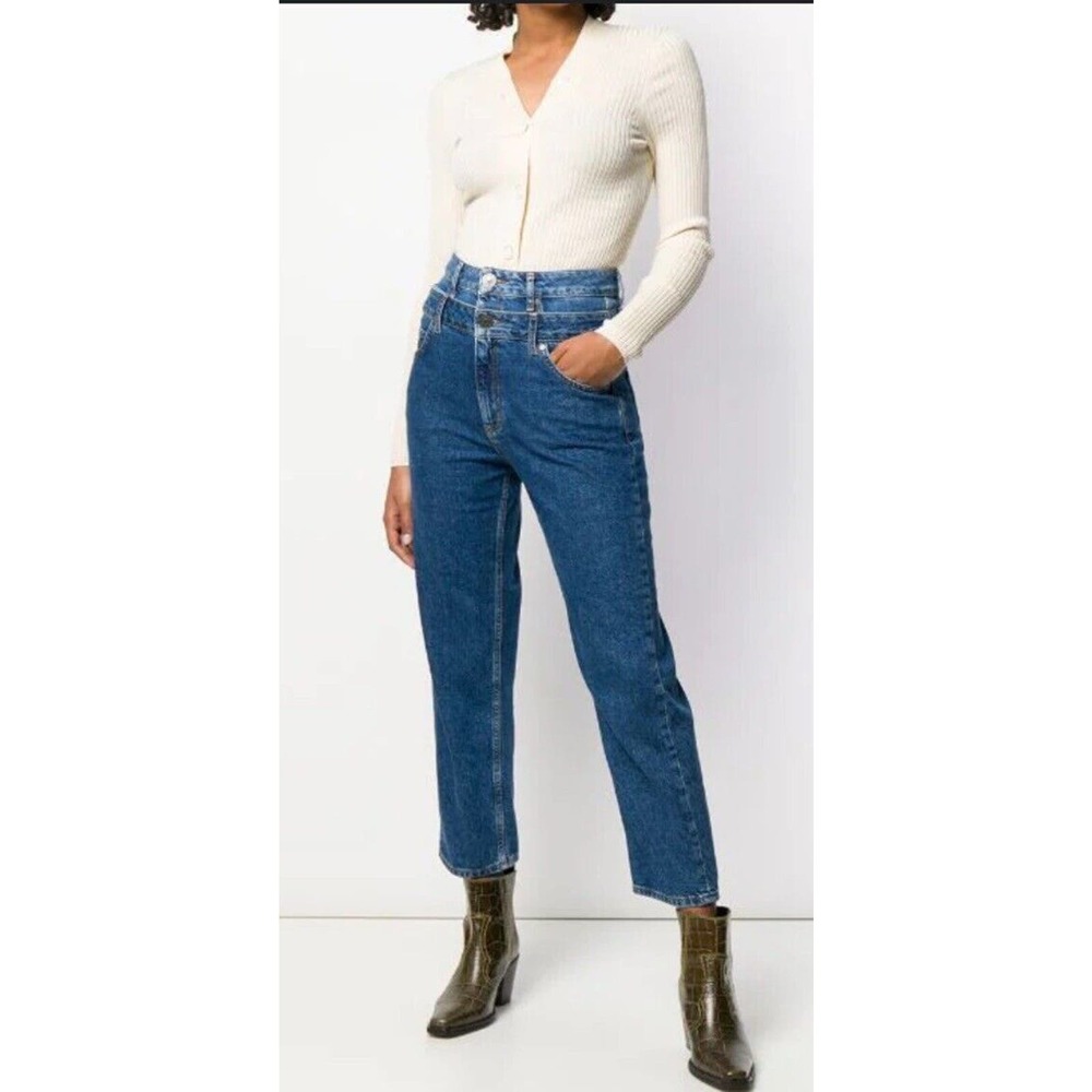Sandro Blue Straight Leg Jeans